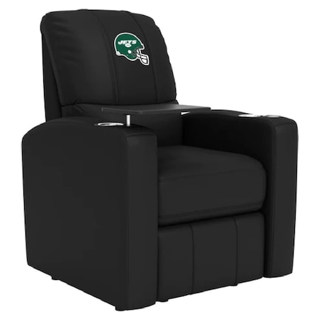 Dreamseat Stealth Power Plus Recliner with New York Jets Helmet Logo XZ520823901CDSMHTUSBBLK-PSNFL21017